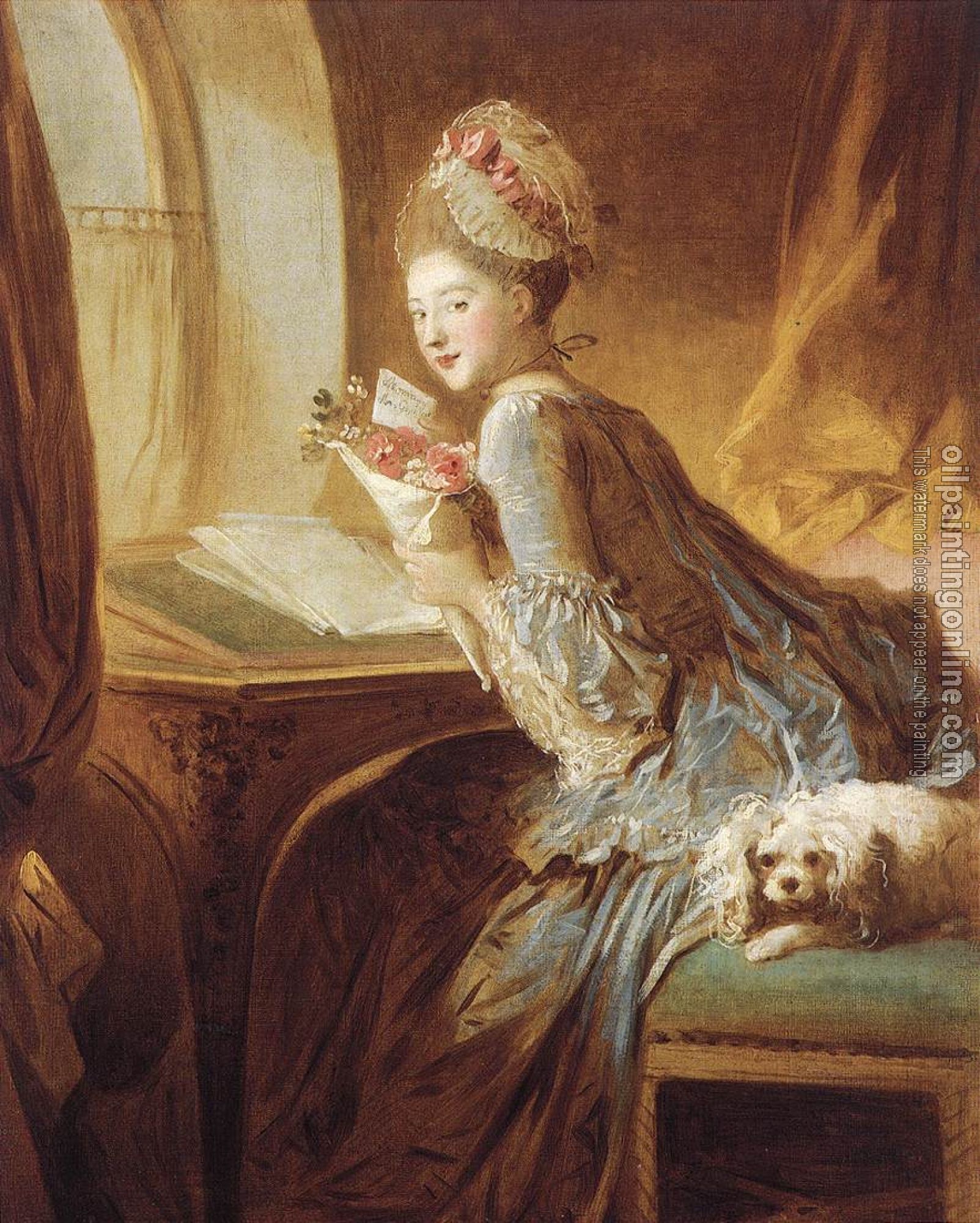 Fragonard, Jean-Honore - The Love Letter